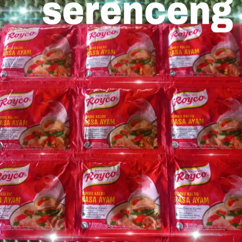 

royco rasa ayam 8 gram renceng isi 12 sachet
