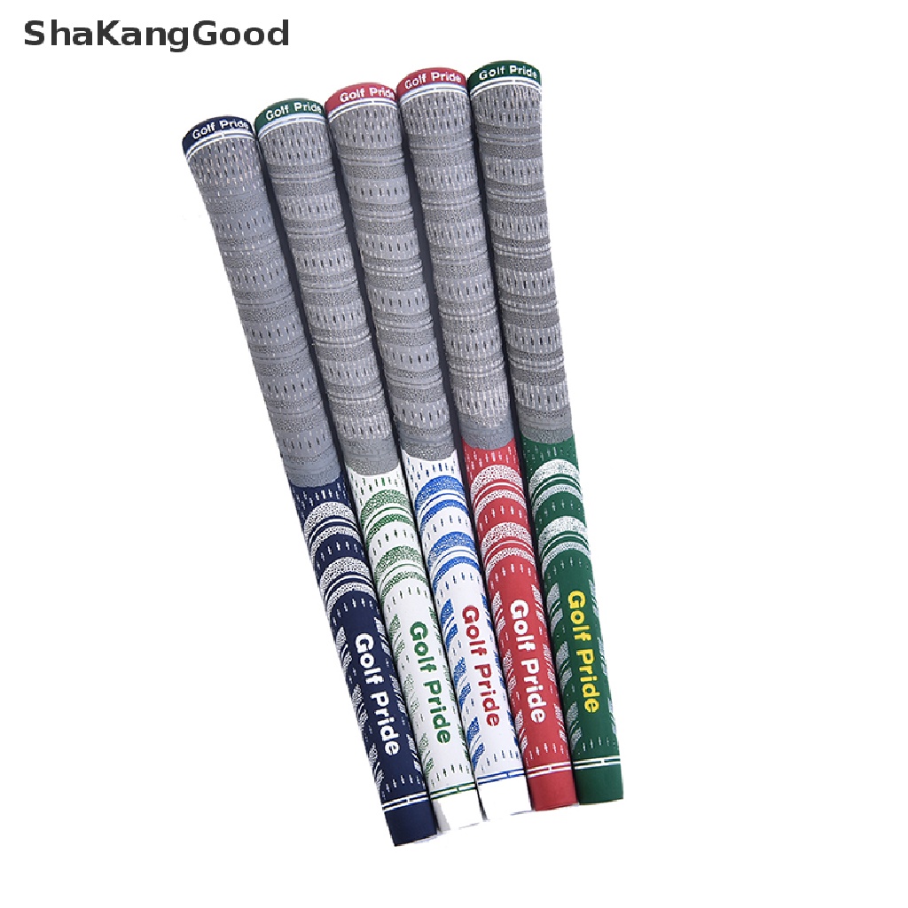 Skid 1pc Grip Stik Golf Bahan Karet Warna-Warni