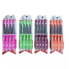 Pisau Stainless Steel Motif Ikan / Pisau Set Mini 12 Pcs / Pisau Dapur Buah