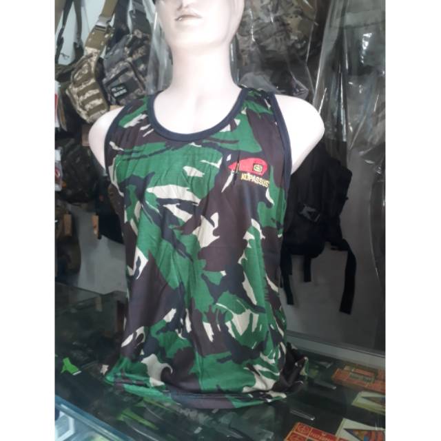 Singlet loreng logo kopassus