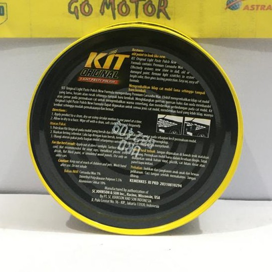 KIT ORIGINAL LIGHT PASTE POLISH NEW FORMULA - PENGKILAP MOBIL KIT