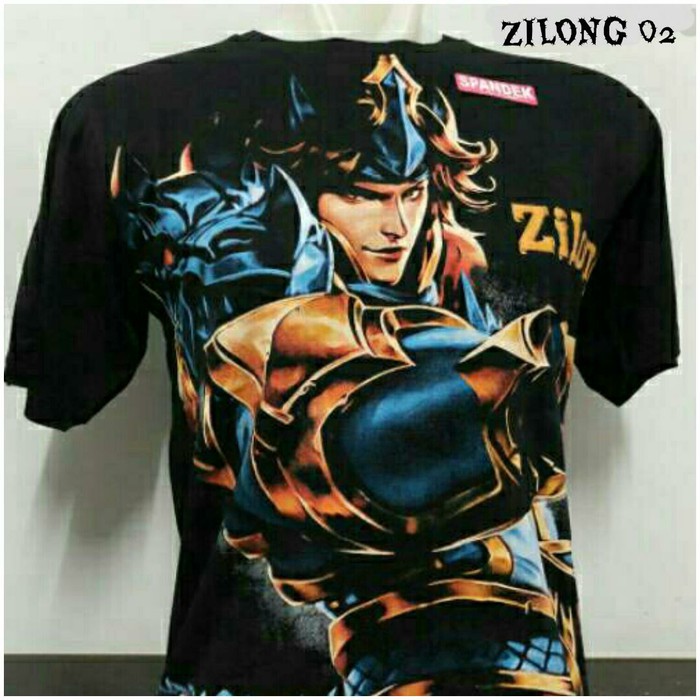 T Shirt Kaos 3D Mobile Legend | ZILONG 02