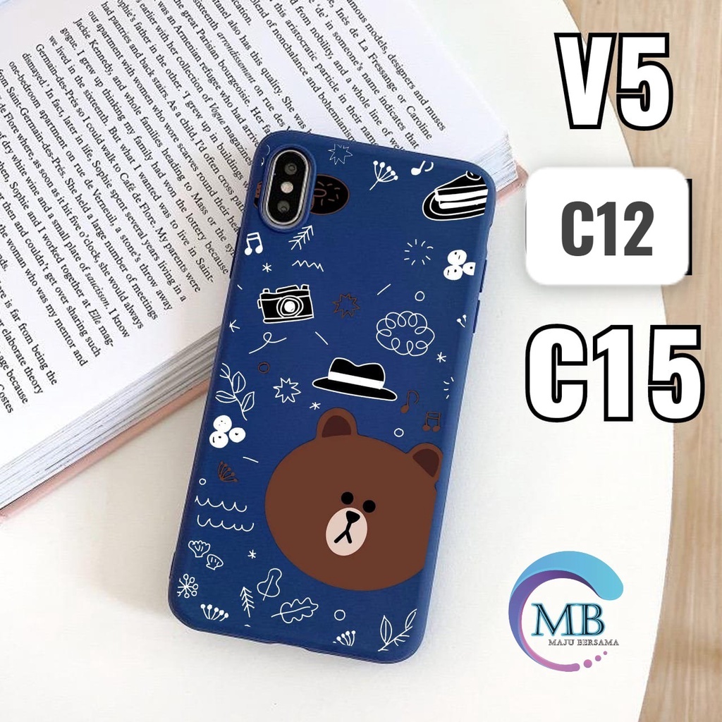 SS015 SOFTCASE BEAR Realme C1 C2 C3 5 5I 5S C11 C12 5 PRO NARZO 30A C15 7i C17 7 MB273