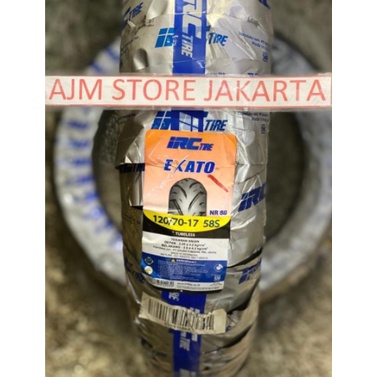 IRC Exato NR88 120/70-17 Tubeless..