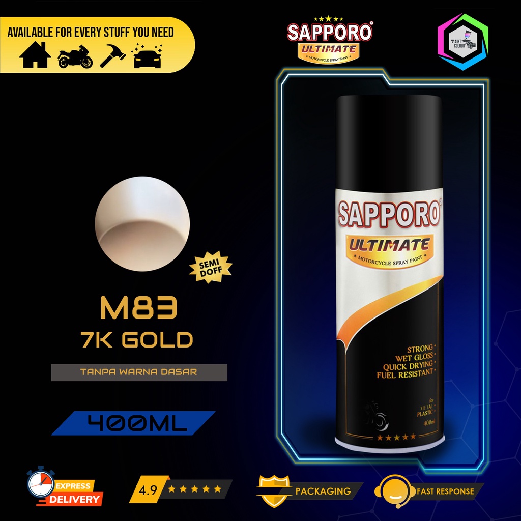 SAPPORO ULTIMATE Cat Semprot M83 7K Gold