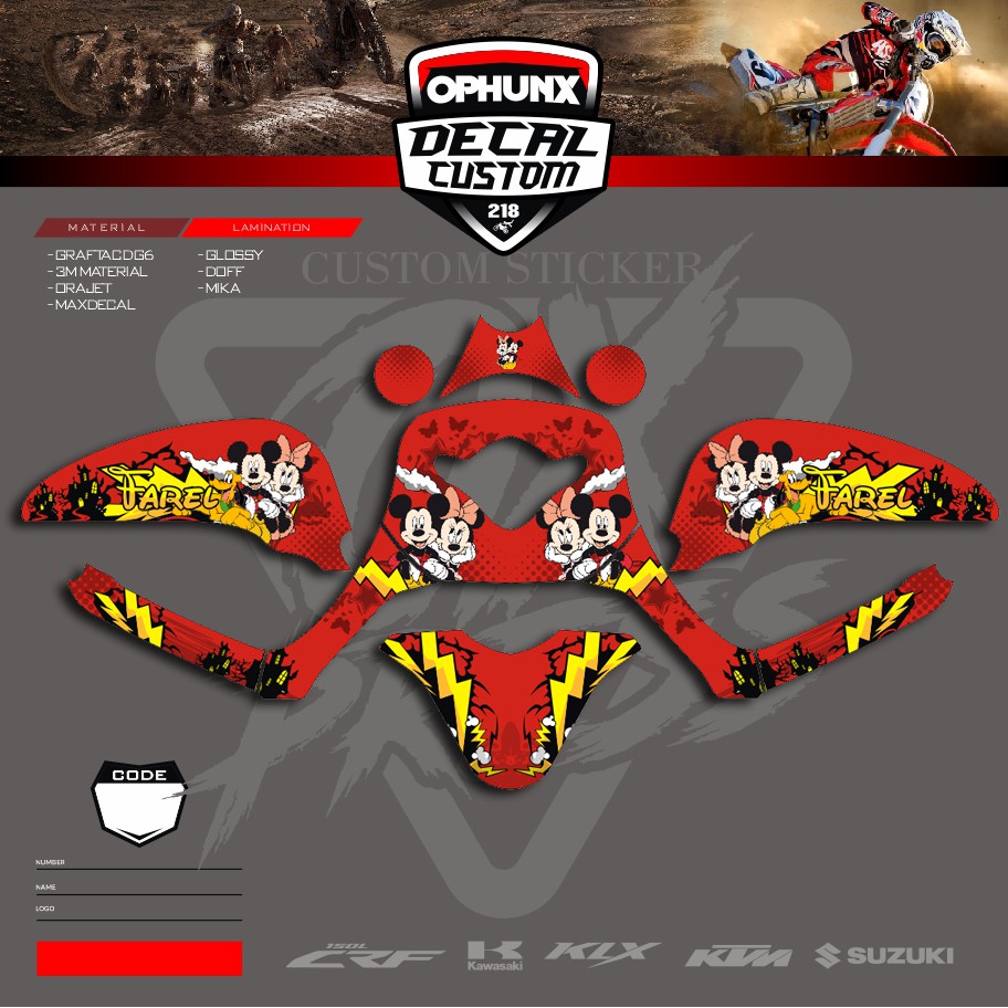 Sticker DECAL SCOOPY Stiker Honda Scoopy New (19)