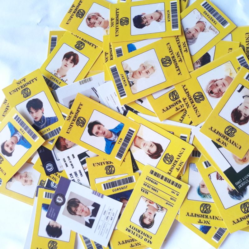 

20 pcs Sticker mini id card nct bts