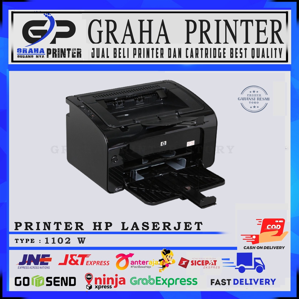 Printer HP Laserjet P1102W Printer P 1102 wifi