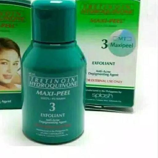 [] PROMO BULAN INI [ORIGINAL FILIPINA] MAXIPEEL TRETINOIN HIDROQUINONE TONER ANTI ACNE / maxi pee