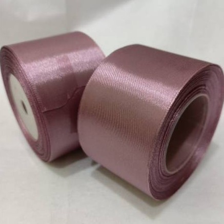 

Pita satin peach 2 inch ( 5 cm ) /pita satin warna roll