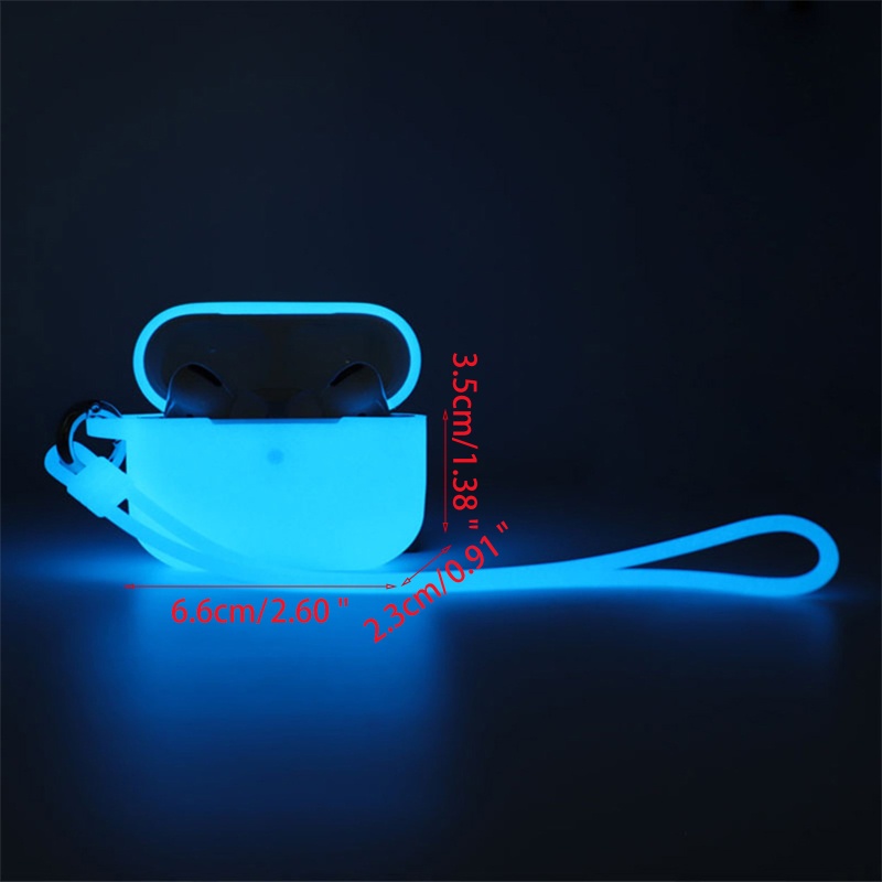 Cre Soft Case Airpods Pro Luminous Glow in The dark Bahan Silikon