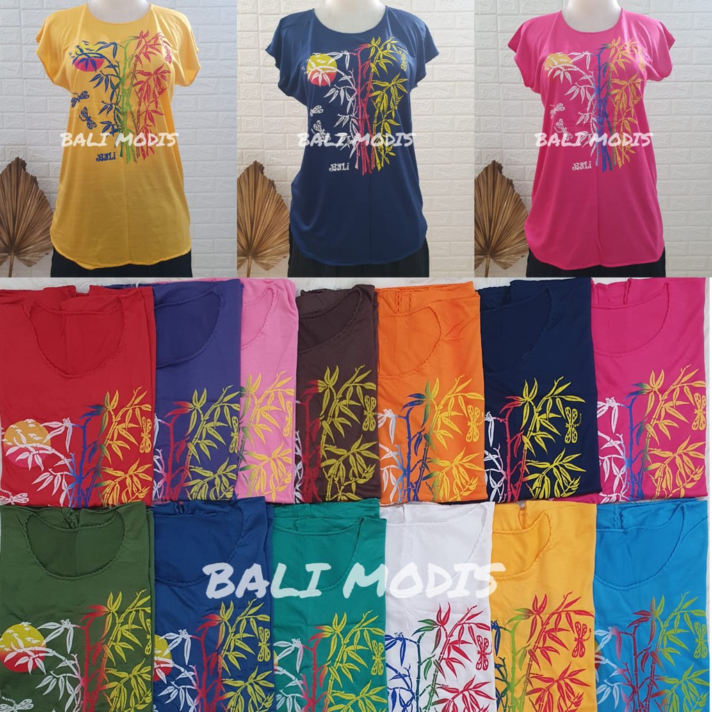 BAJU ATASAN KAOS BAMBU BALI L