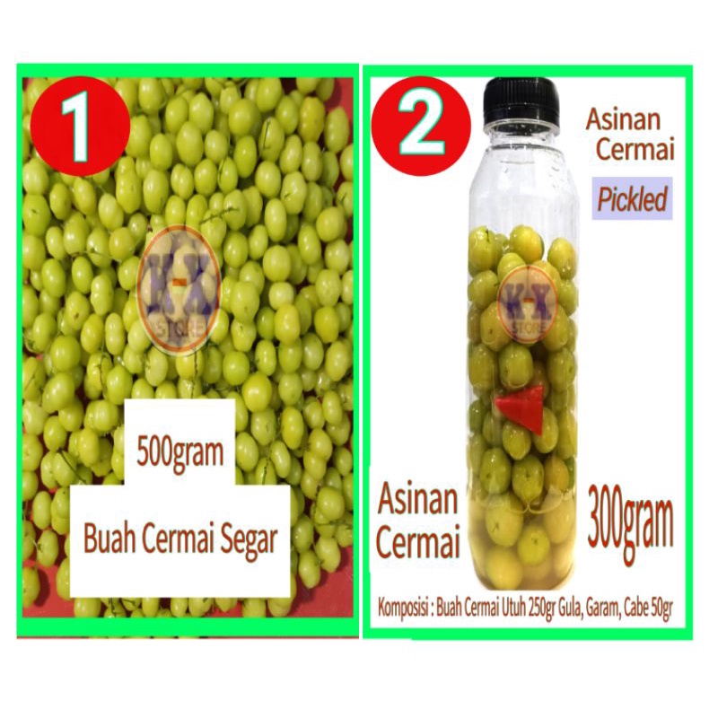 

Buah Cermai Segar Organik 500 gram