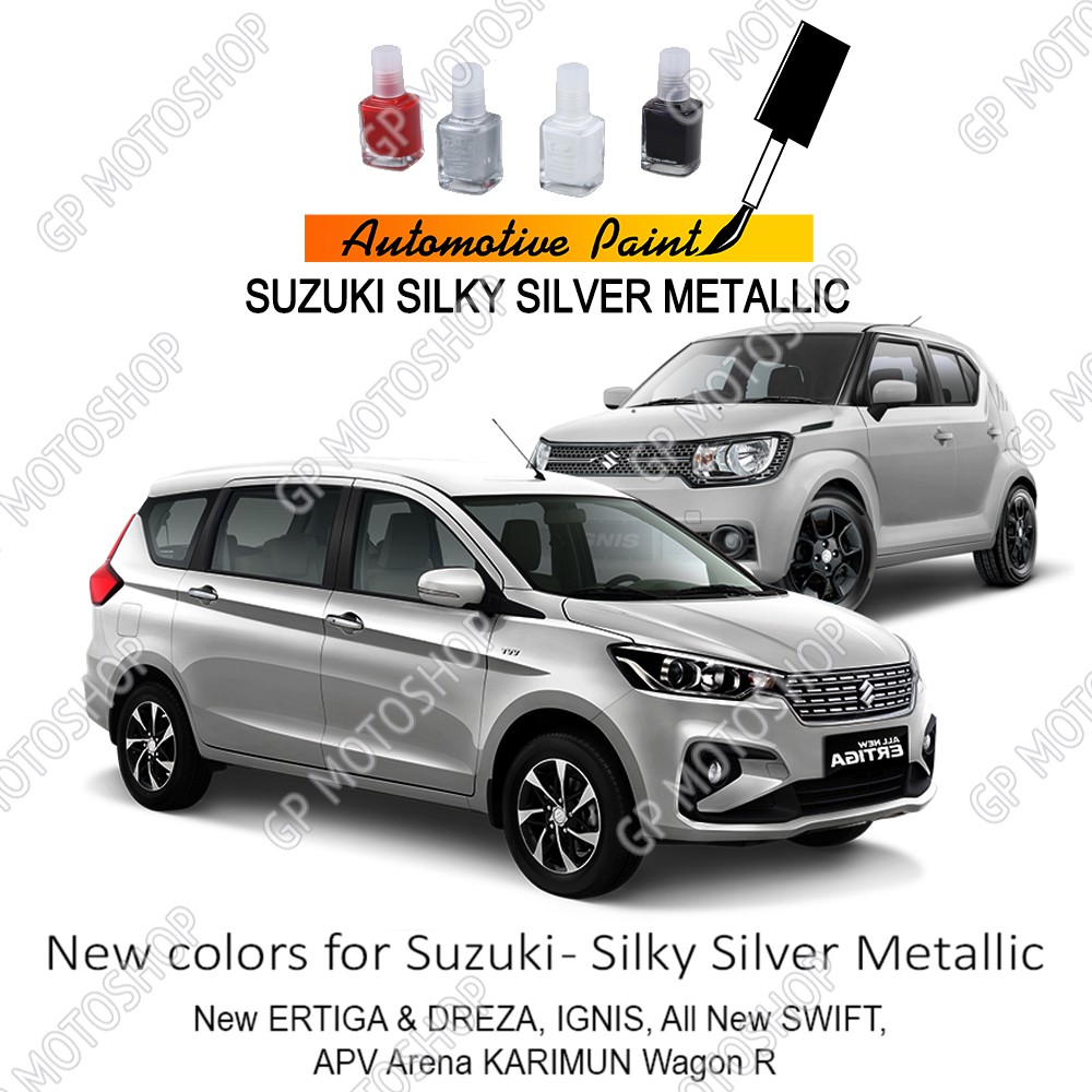 SUZUKI SILKY SILVER METALLIC CAT OLES PENGHILANG BARET MOBIL LECET SILVER METALIK ERTIGA APV SWIFT