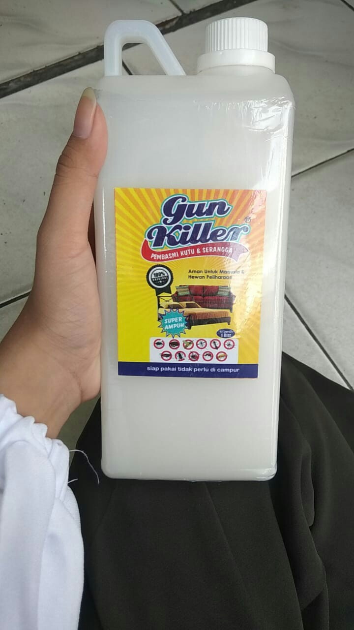 Gun Killer 1 Liter - Pembasmi Kutu Kasur, Kutu Sofa & Serangga