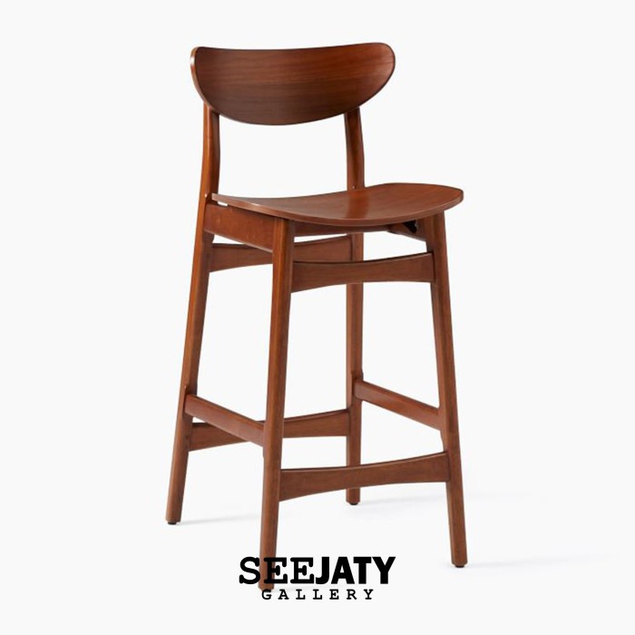 Kursi Bar Kayu Jati Minimalis / Kursi Bar Kayu
