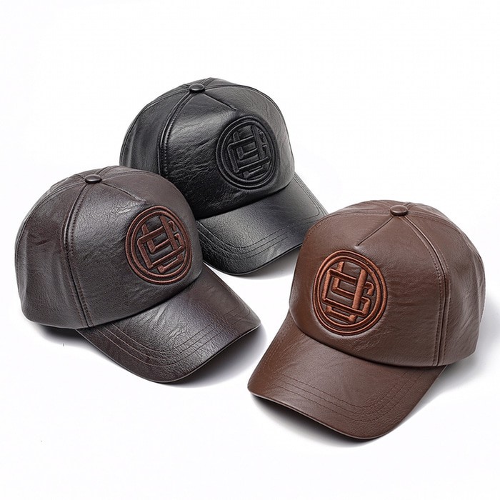 Topi Kulit Pria Topi Baseball Cap import Jamont yG