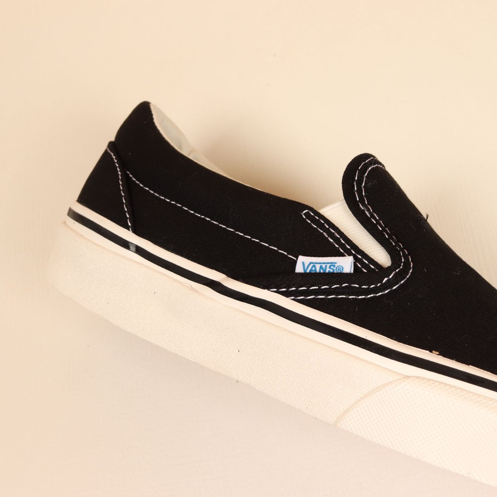 Sepatu Vans Slip On 44 DX (Anaheim Factory) Classic Black White