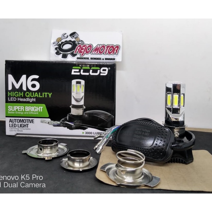 Bohlam LED + Kipas M6 Luminos (6 LED) Original Luminos