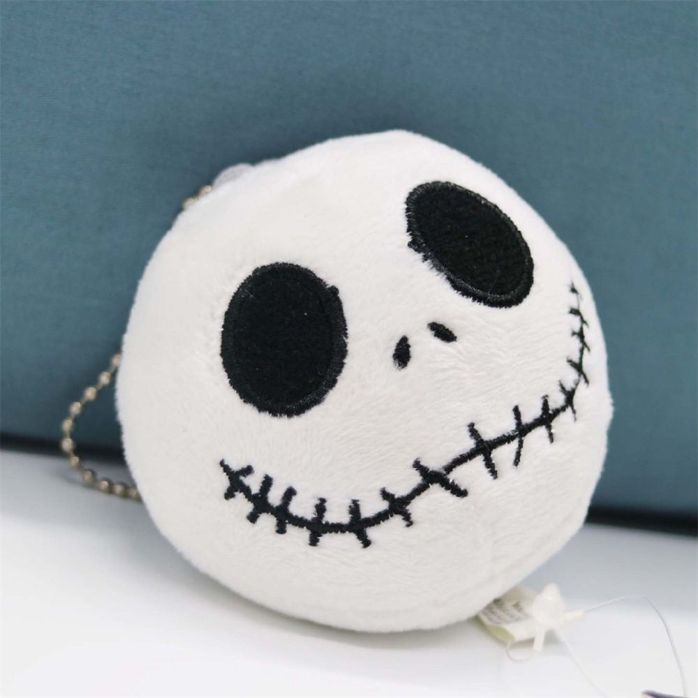 ELEGANT 8CM JACK Plush Doll Birthday Gift Jack Head Toys Halloween Festival Toy Stuffed Plush Doll Cartoon Plush Bone Skeleton Xmas Gift Classic Cartoon Halloween Skull Keychain Nightmare Before Christmas