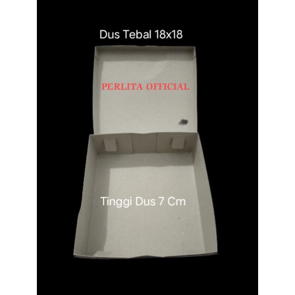 

iDk90 Dus Nasi Tebal 18x18 Putih Polos Isi 25 Pcs