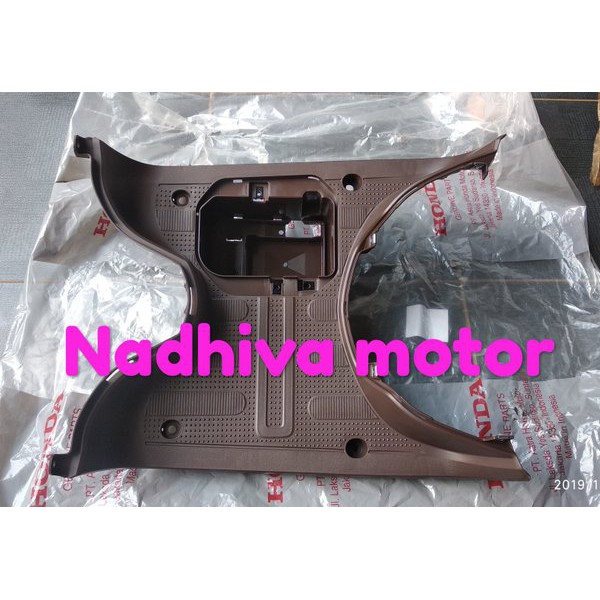 step floor bordes pijakan kaki all new scoopy esp k93 2018 2019 coklat