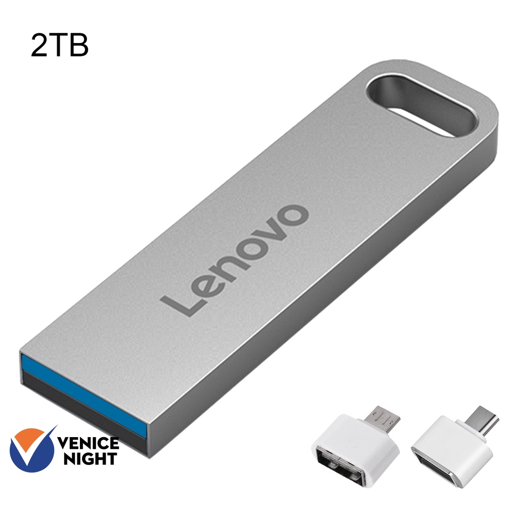 (DD) Lenovo Flashdisk USB 3.0 1 / 2TB Transmisi Data Kecepatan Tinggi