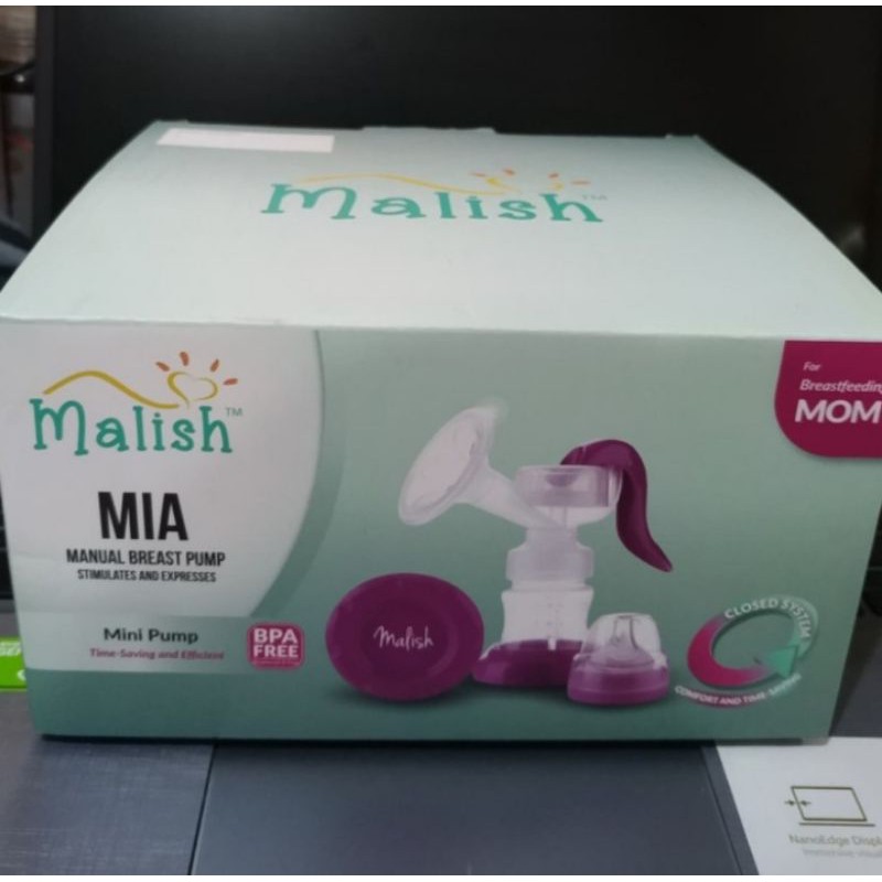 MALISH MIA Manual Breastpump Pompa ASI Manual Breast Pump