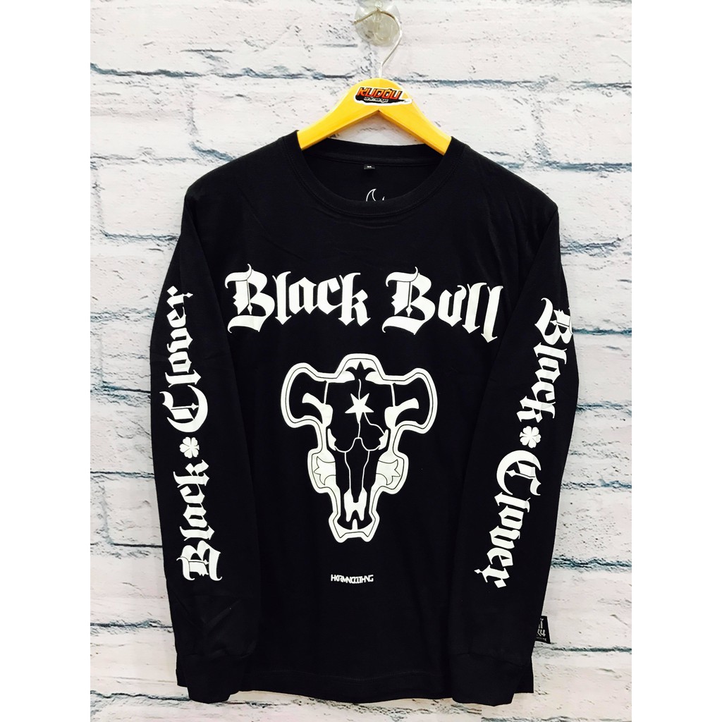 Longsleeve Black Bull kanji Asta Black clover