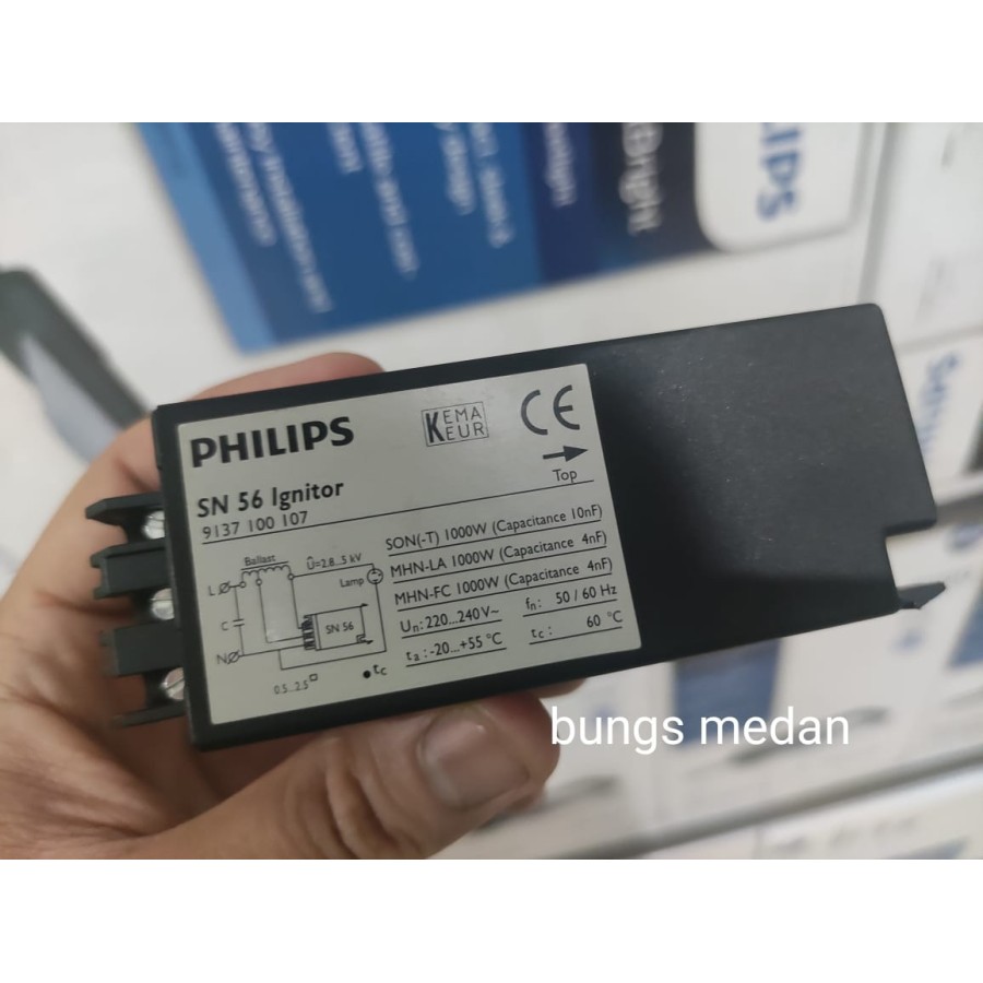 Ignitor PHILIPS SN 56 SN-56 SN56 SON-T SONT 1000W 1000 WATT KUNING