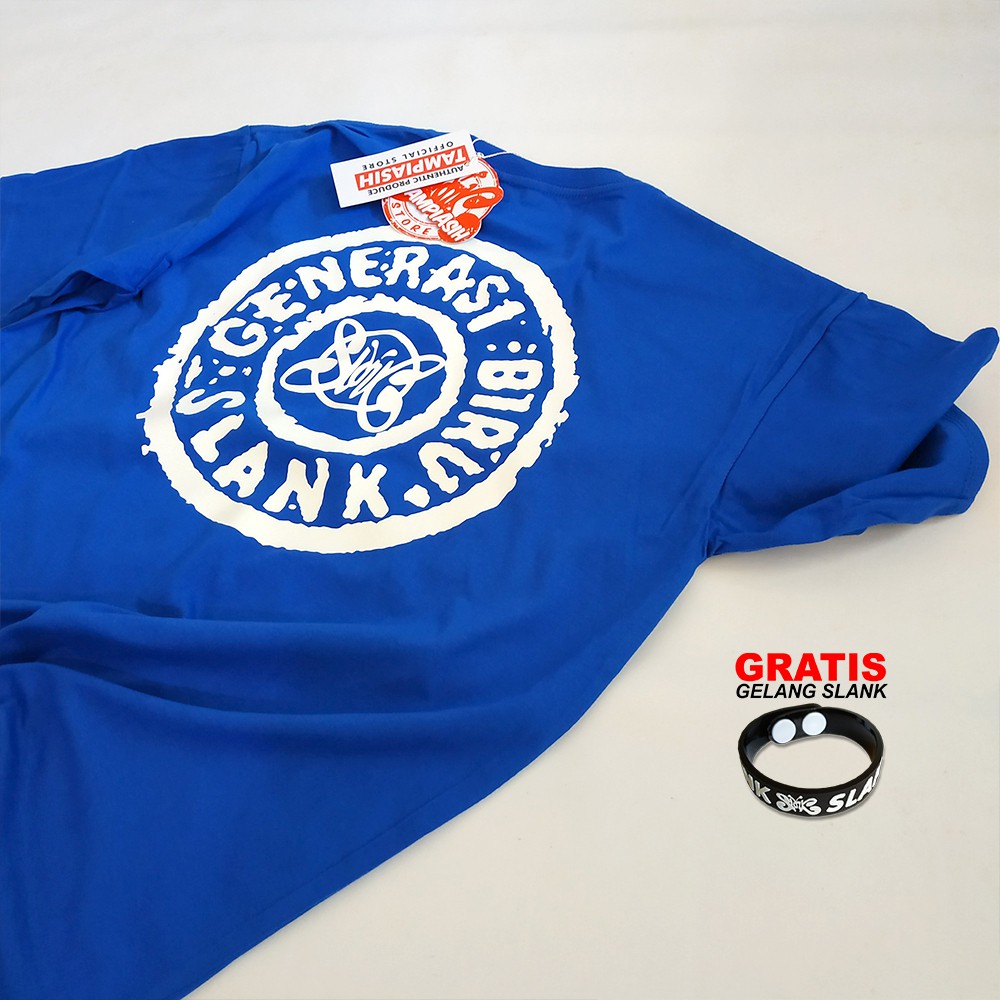 GENERASI BIRU - LENGAN PENDEK - ORIGINAL MADE IN SLANKERS - BAJU SLANK - KAOS SLANK - TAMPIASIH