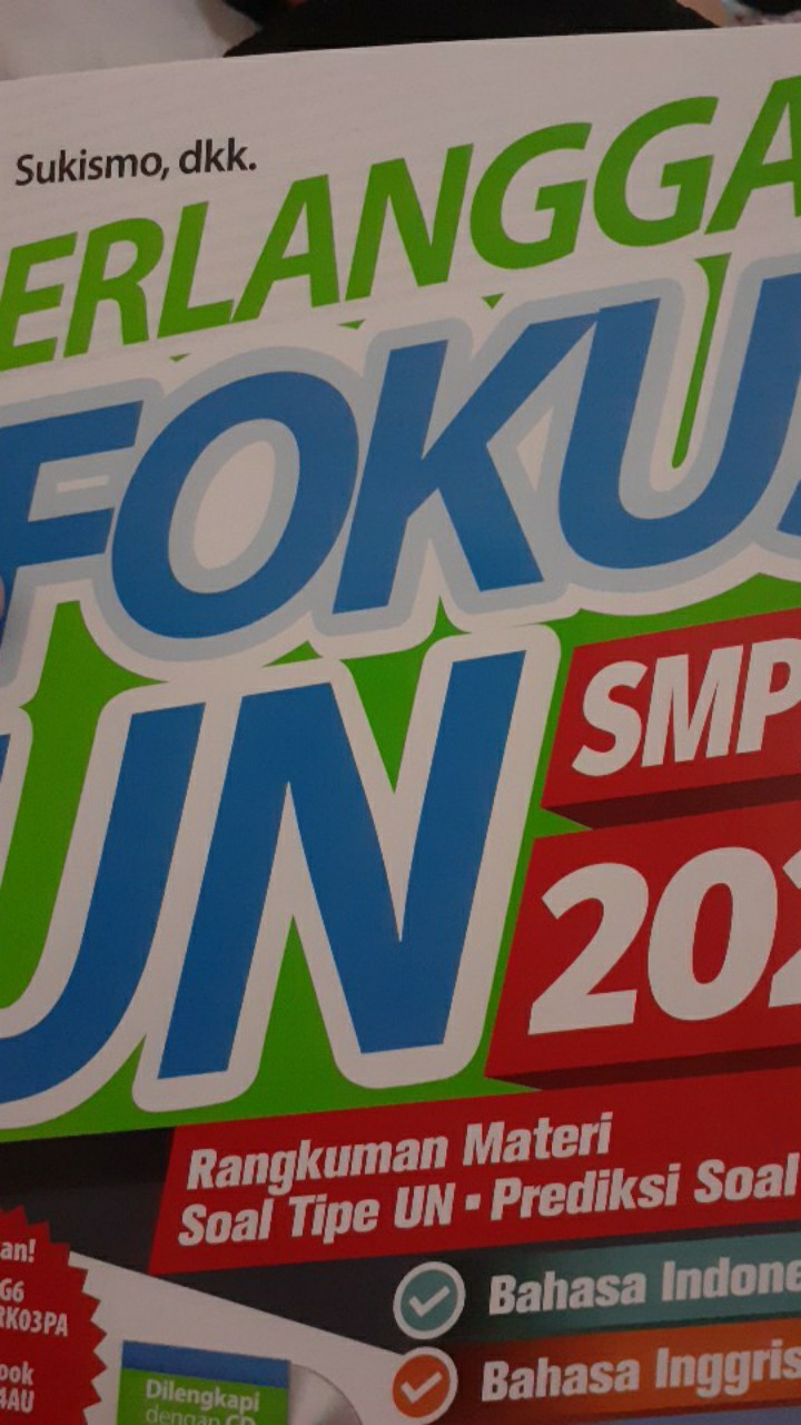 Terbaru Erlangga Fokus Un Smp Mts 2020 Shopee Indonesia
