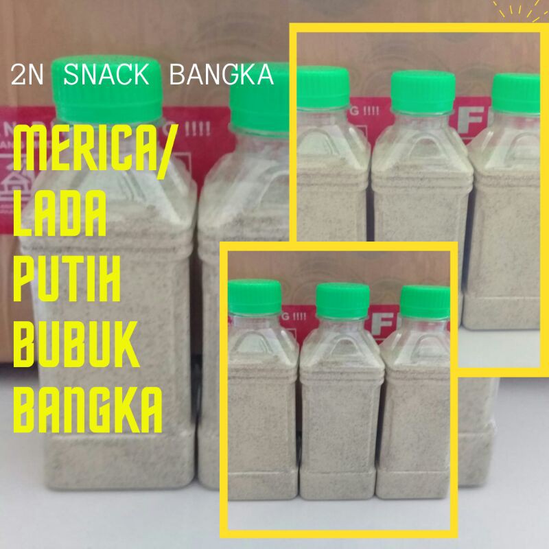 

Merica Lada Putih Bubuk Bangka