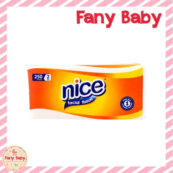 NICE FACIAL SOFT TISSUE 2 PLY 250 SHEETS