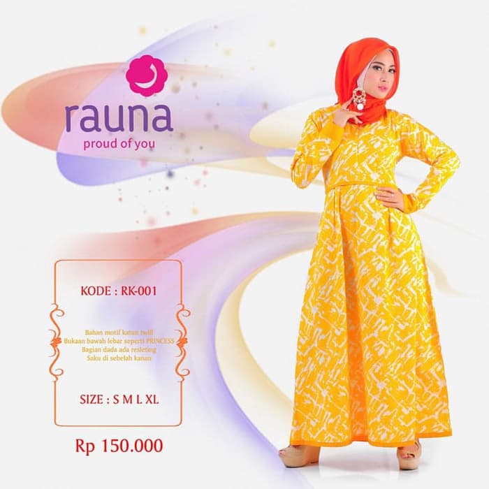 GAMIS TERBARU 2021 RAUNA RK-001