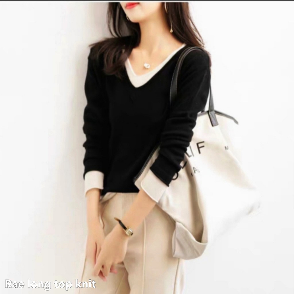 Rae long top knit -Thejanclothes