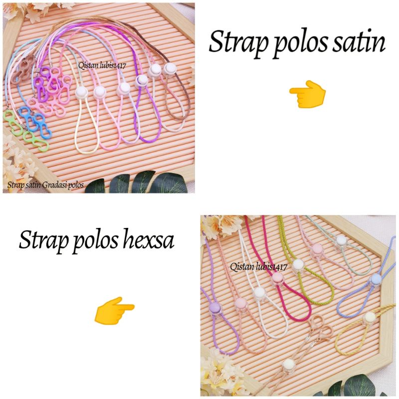 Strap Hexsa Polos  &amp;  Strap Satin Polos