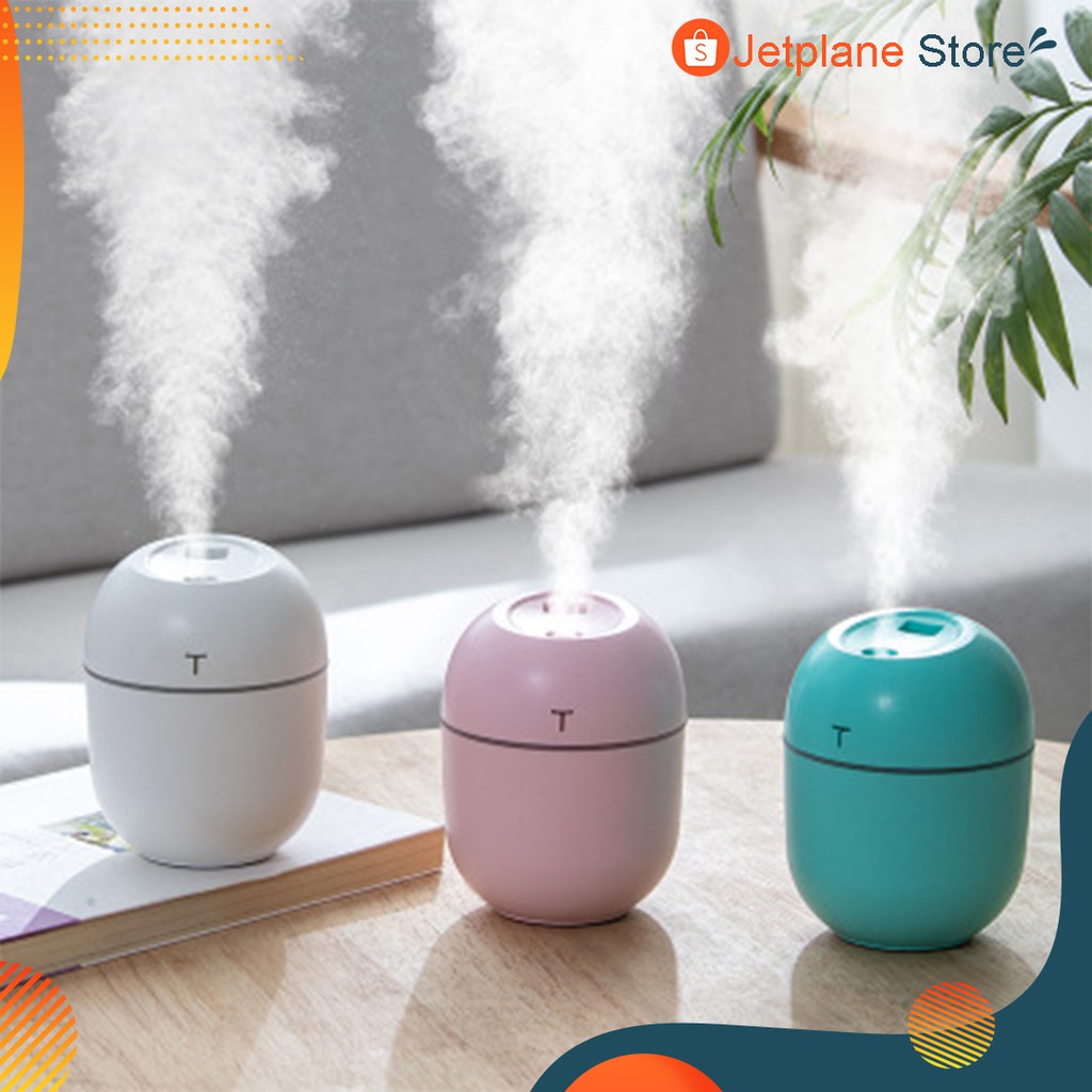 Humidifier 7 warna Led Portable Pelembab Udara Dengan Port USB