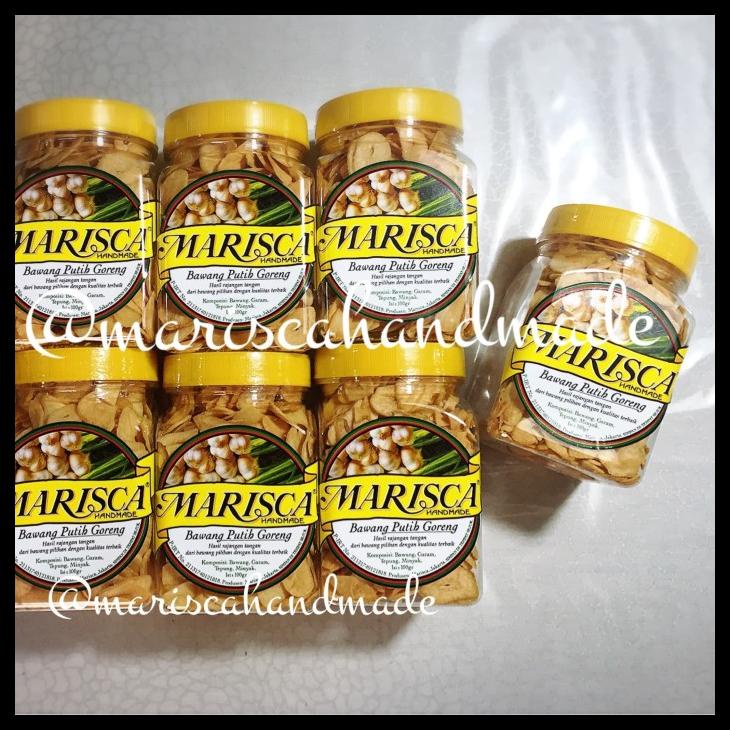 

Bawang Putih Goreng Marisca Handmade Toples Small 100 Gram