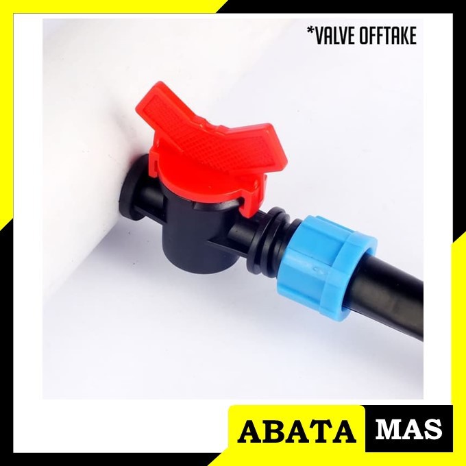Drip Tape Valve Offtake Karet Selang Drip Selang Irigasi 16 Mm Hidroponik