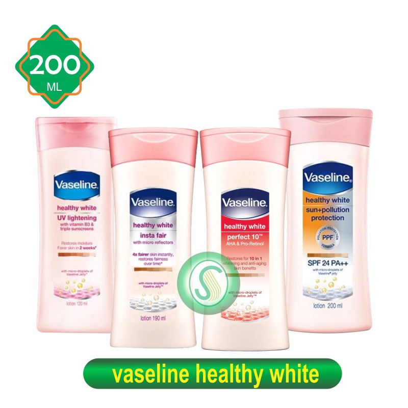 VASELINE Healthy White Hand &amp; Body Lotion 200ML