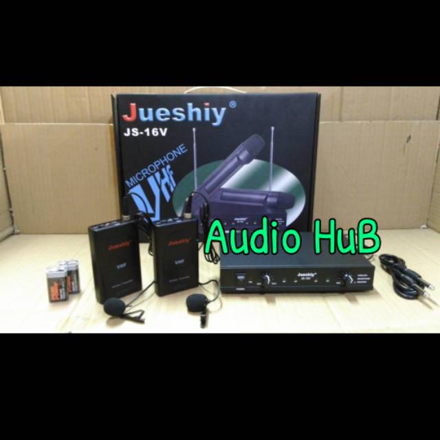 MIC MICROPHONE WIRELESS JUESHIY JS 16V JUESHIY JS16V HEADSET CLIP ON