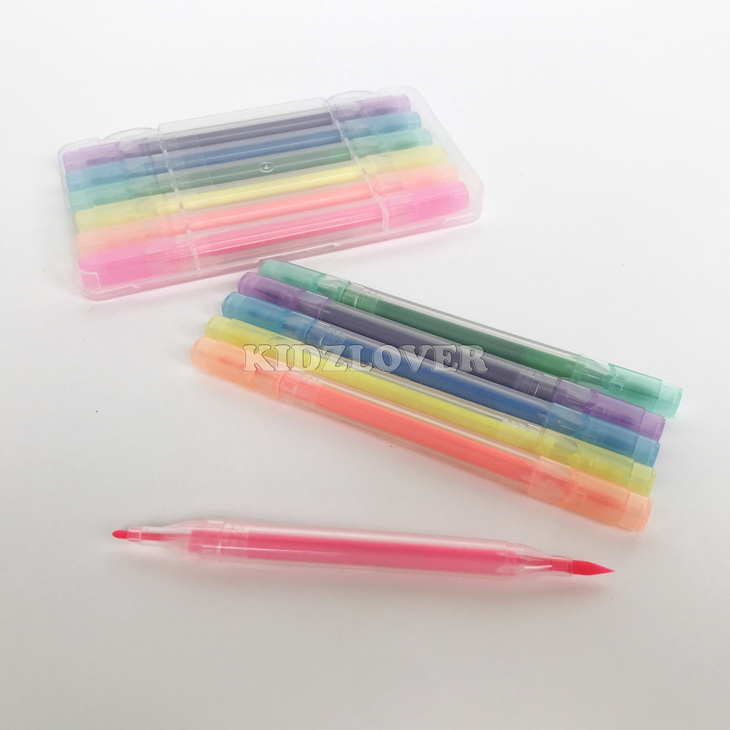 Stabilo Highighter Dual Tip Bolak Balik Penanda Berwarna