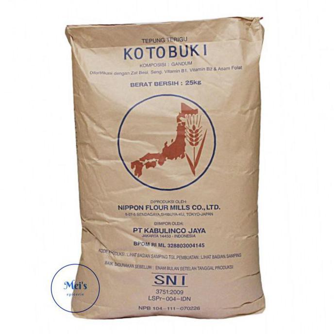 

GRATIS ONGKIR NIPPN Kotobuki 1kg / Cake Flour / Tepung Protein Rendah TP102