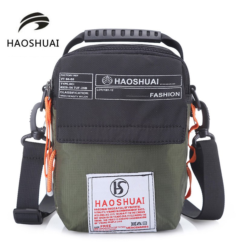 HAOSHUAI 212 Tas Selempang Pria Mini Sling Bag Anti Air Premium WK-SBY