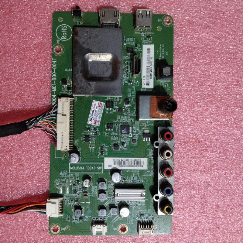 MB LG 43LH500 MAIN BOARD TV LED LG 43LH500T