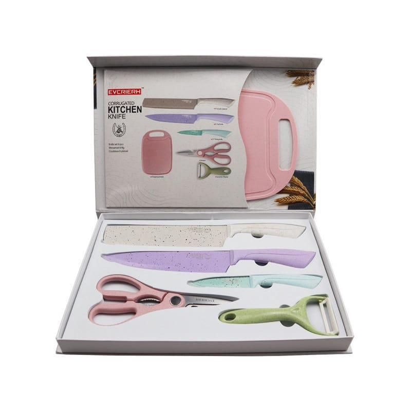 EVCRIERH SET Pisau Serbaguna plus Talenan Viral