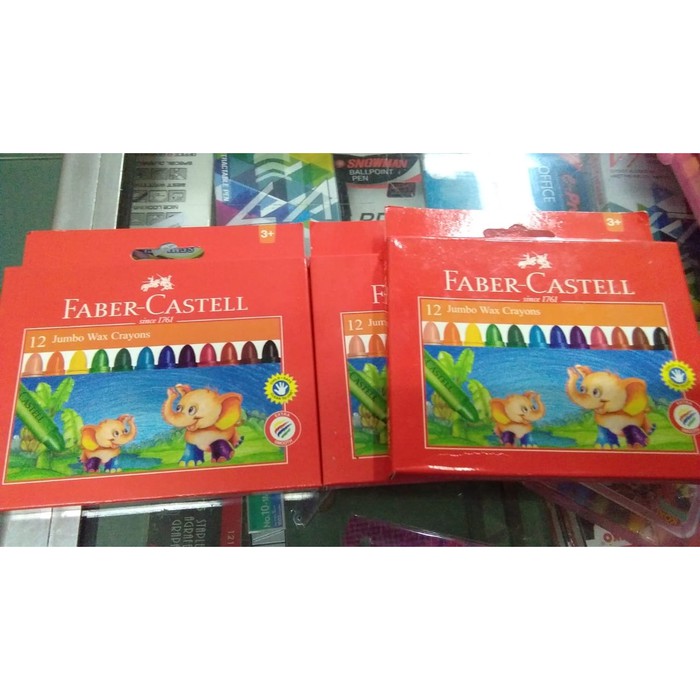 

WAX CRAYON FABER CASTLE 12 WARNA