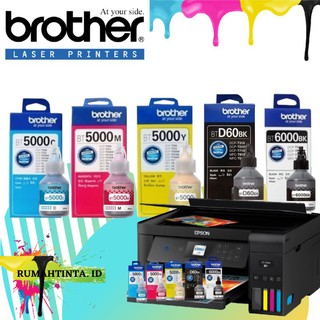 Tinta Brother Original || Tinta brother btd60bk dcp t310 dcp t710w|| Tinta Printer Brother Black and Colour Berkualitas bt5000 bt6000 d60bk DCP T710W DCP T300 DCP T310