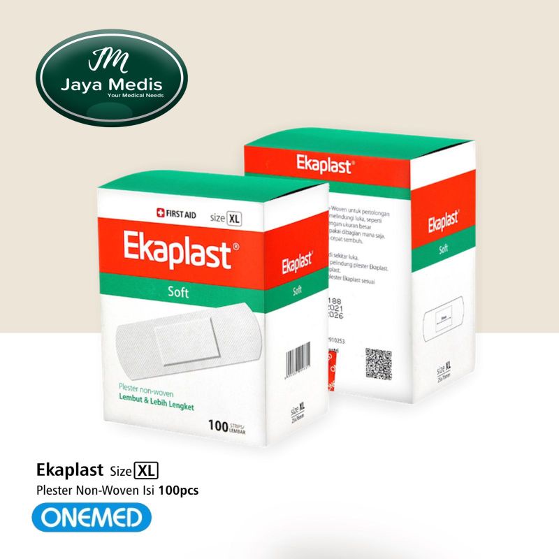 Ekaplast Plester Luka Non Woven Size XL - Onemed 1 Box 100 Lembar